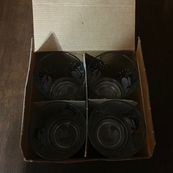 Snowman DOF Glasses Set of Four 12 Oz Made in Turkey Nantucket With Box - Picture 11 of 15